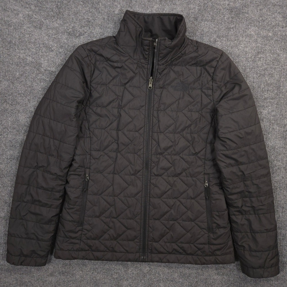 The North Face Jacket Womens M Black Quilted Puffer Insulated Lined Midweight